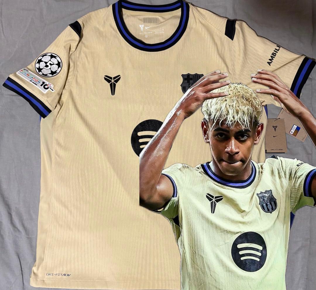 【正規品】バルセロナ ラミン ヤマル 25/26 アウェイオーセンティック CL