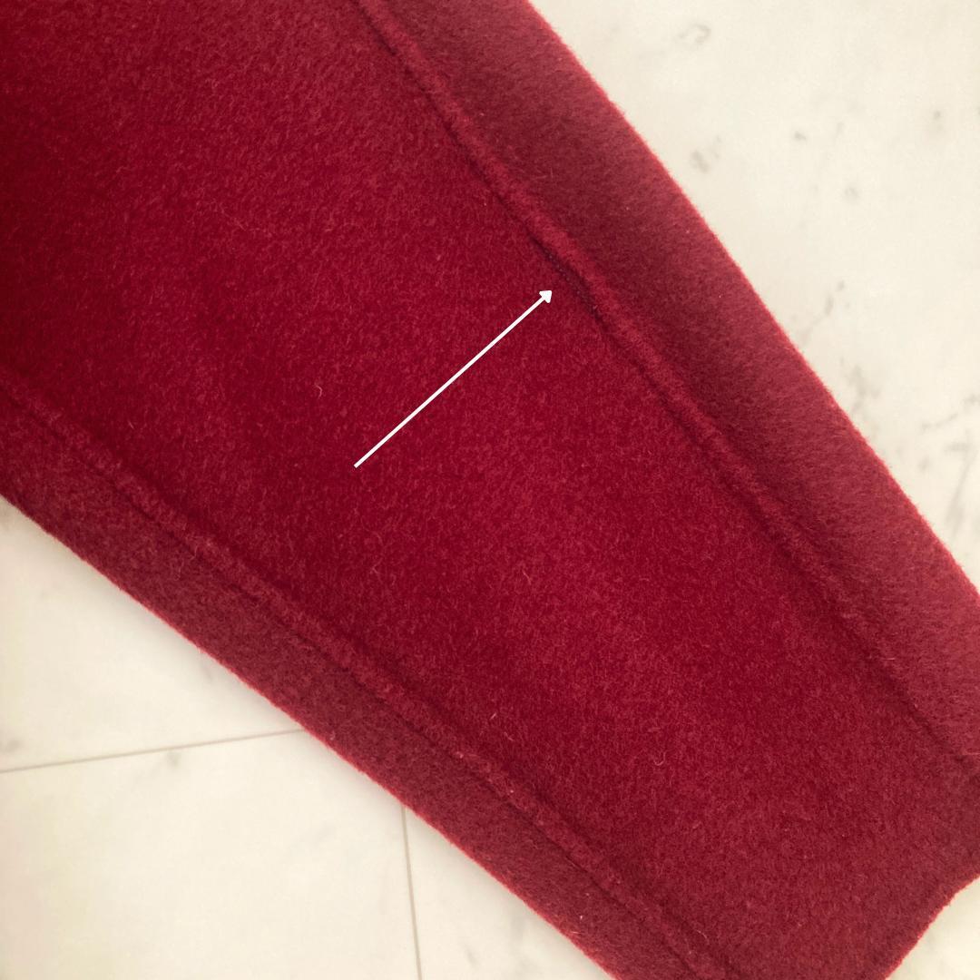 ダーマコレクション　ノーカラーウールジャケット　S~Mサイズ　リバーシブル