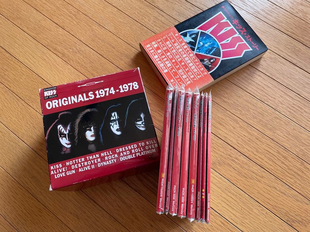 KISS 紙ジャケット 8枚セット、BOX付き