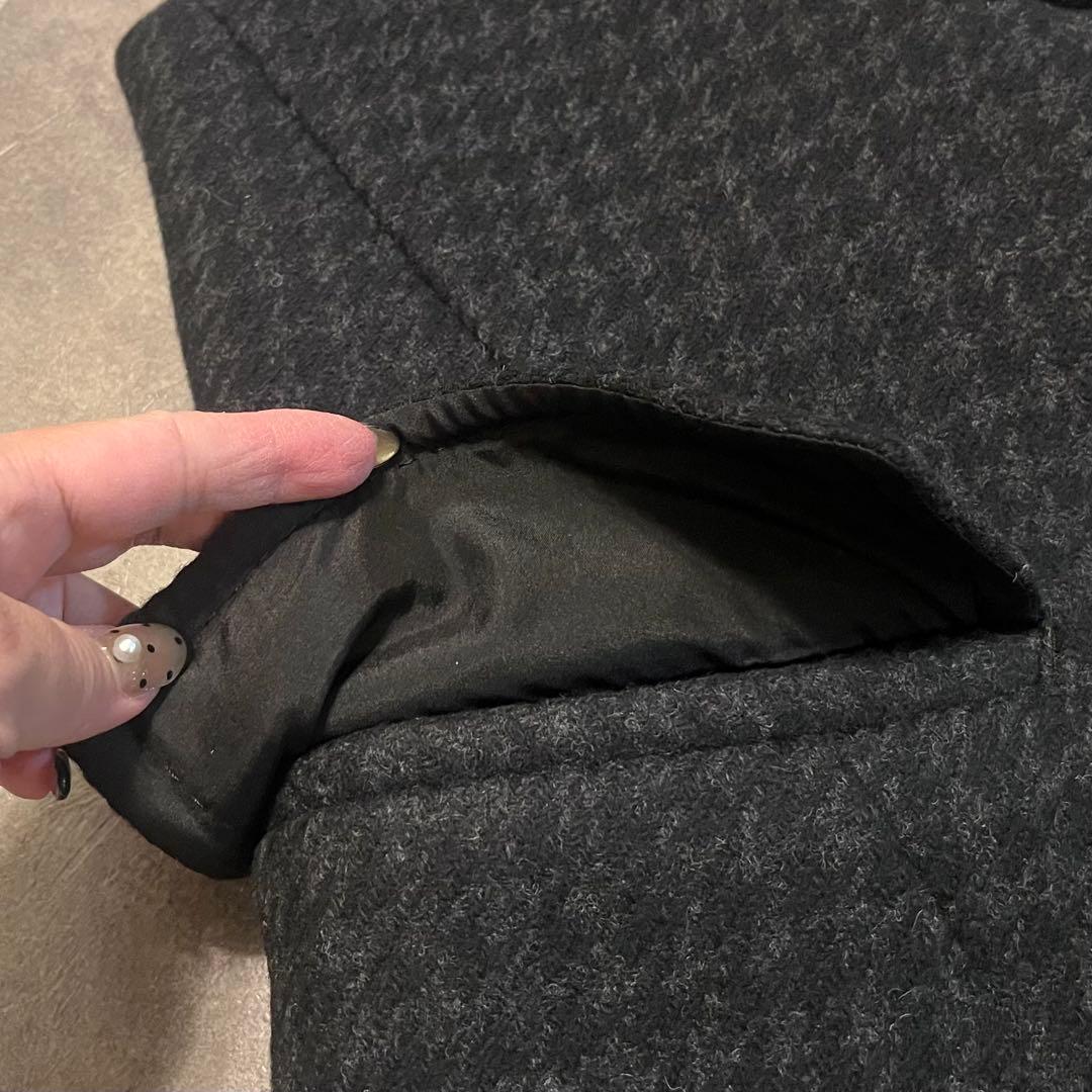 最終値 Drawer ドゥロワー ロングベスト ジレ コート　ノーカラー