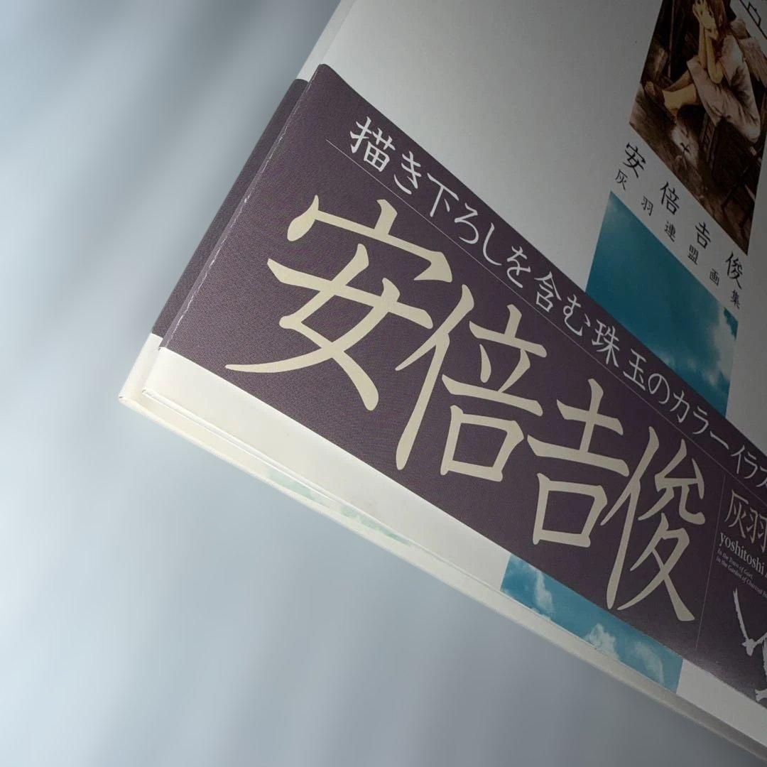 【絶版 初版 帯付き】 グリの街、灰羽の庭で 灰羽連盟画集 安倍吉俊