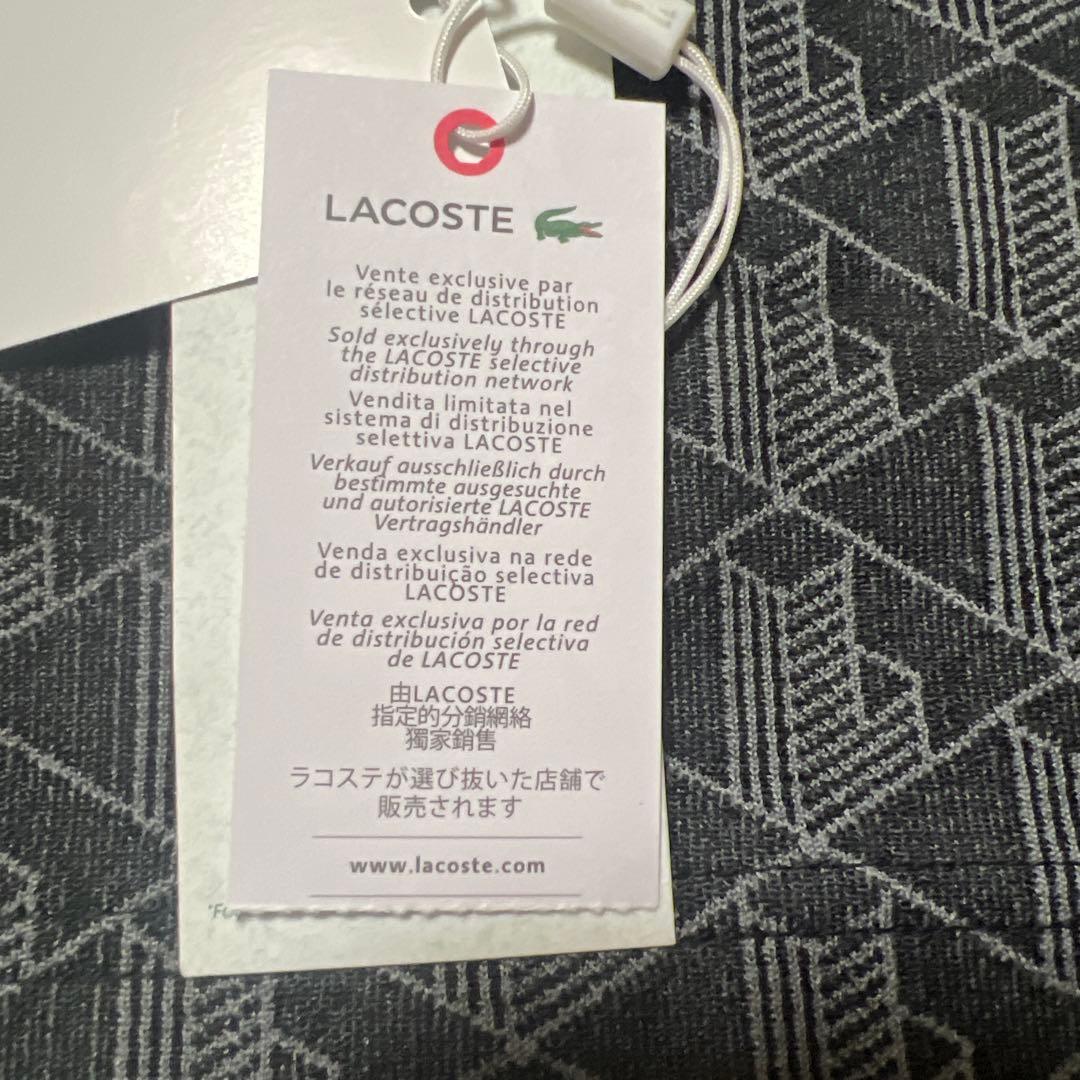 LACOSTE モノグラムポロシャツ US X5
