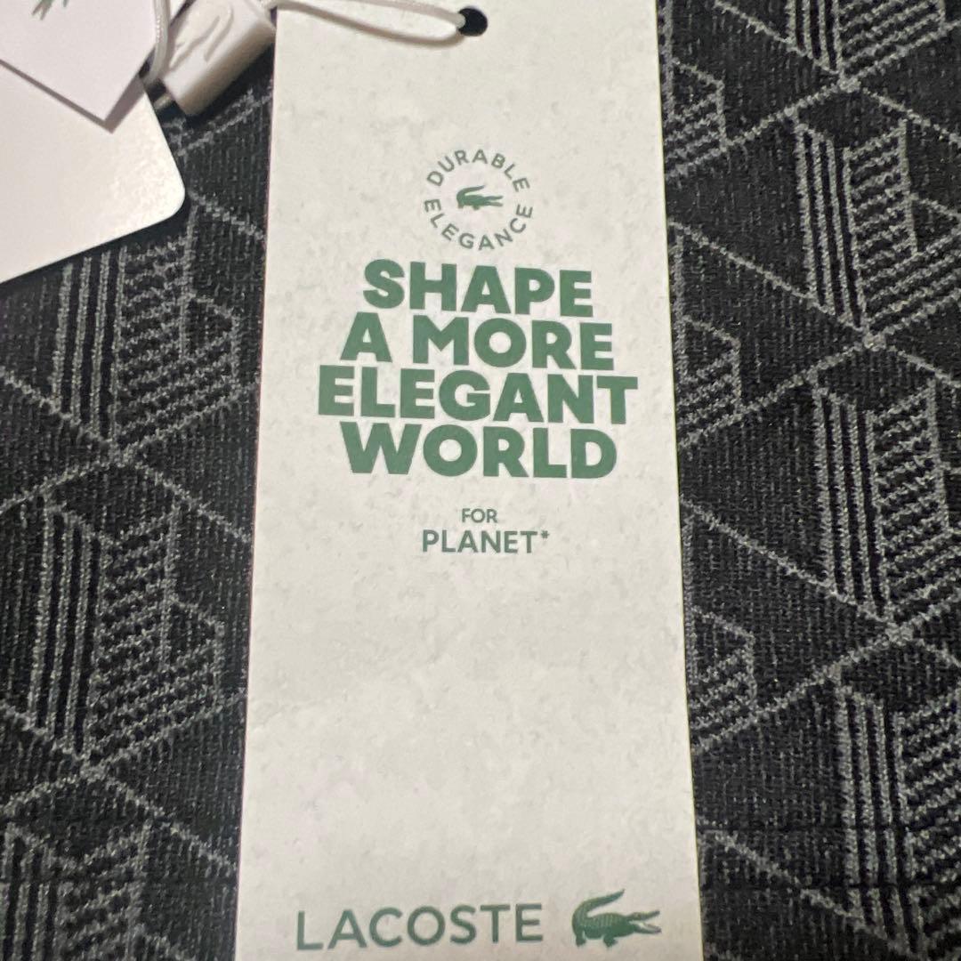 LACOSTE モノグラムポロシャツ US X5