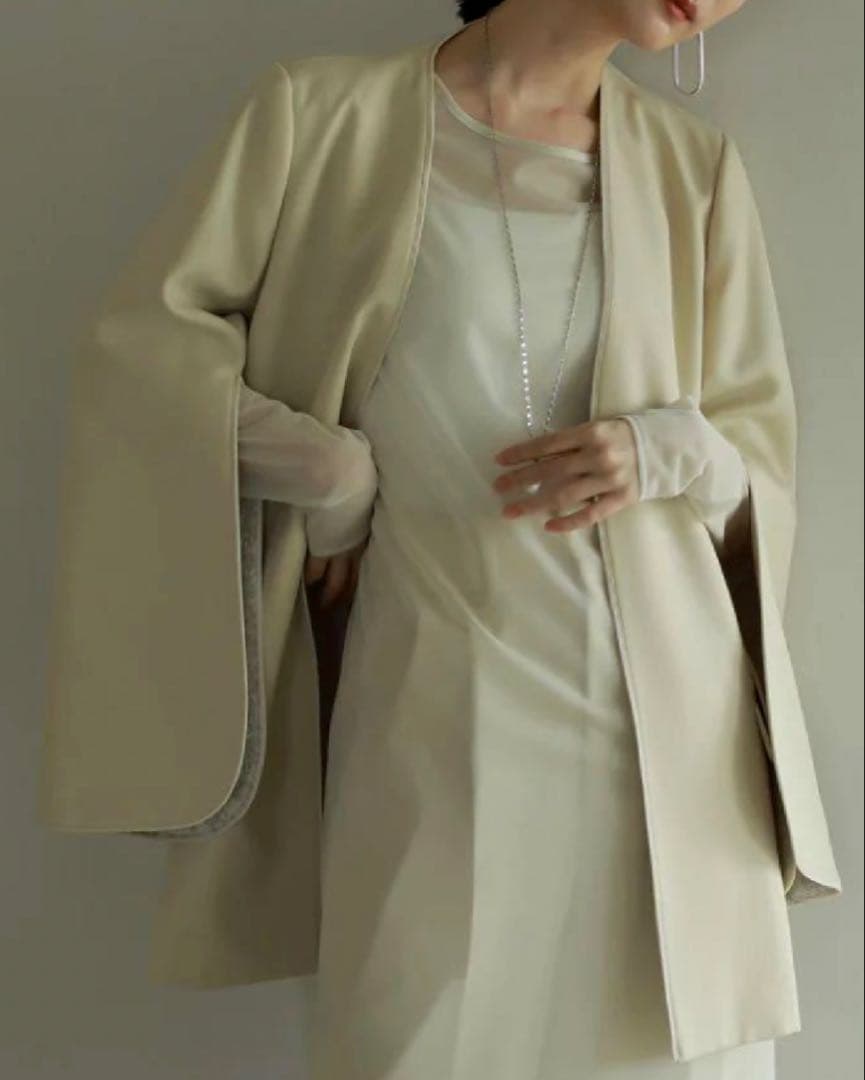 louren ノーカラージャケット