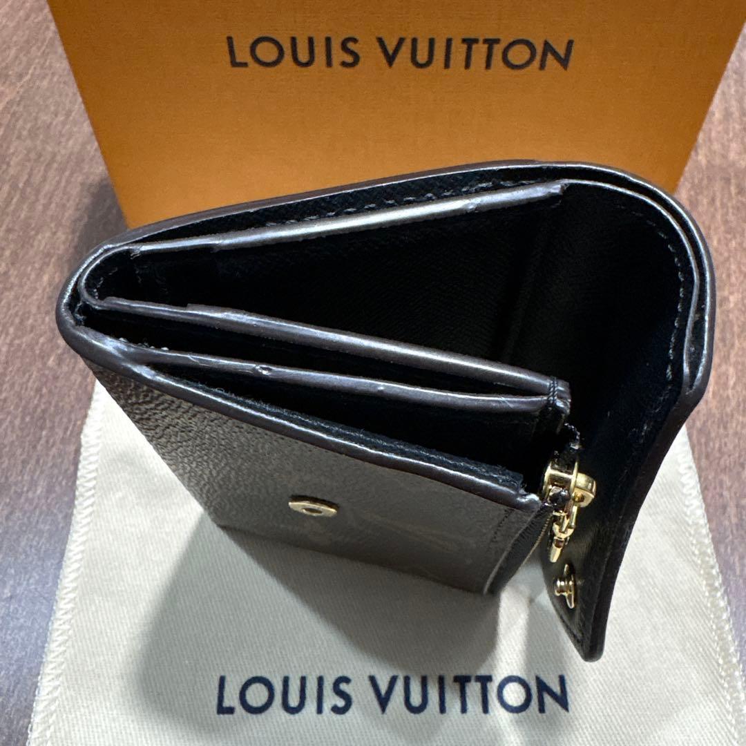 ルイヴィトン モノグラム ポルトフォイユ ゾエ 二つ折り 財布 リバース 茶色