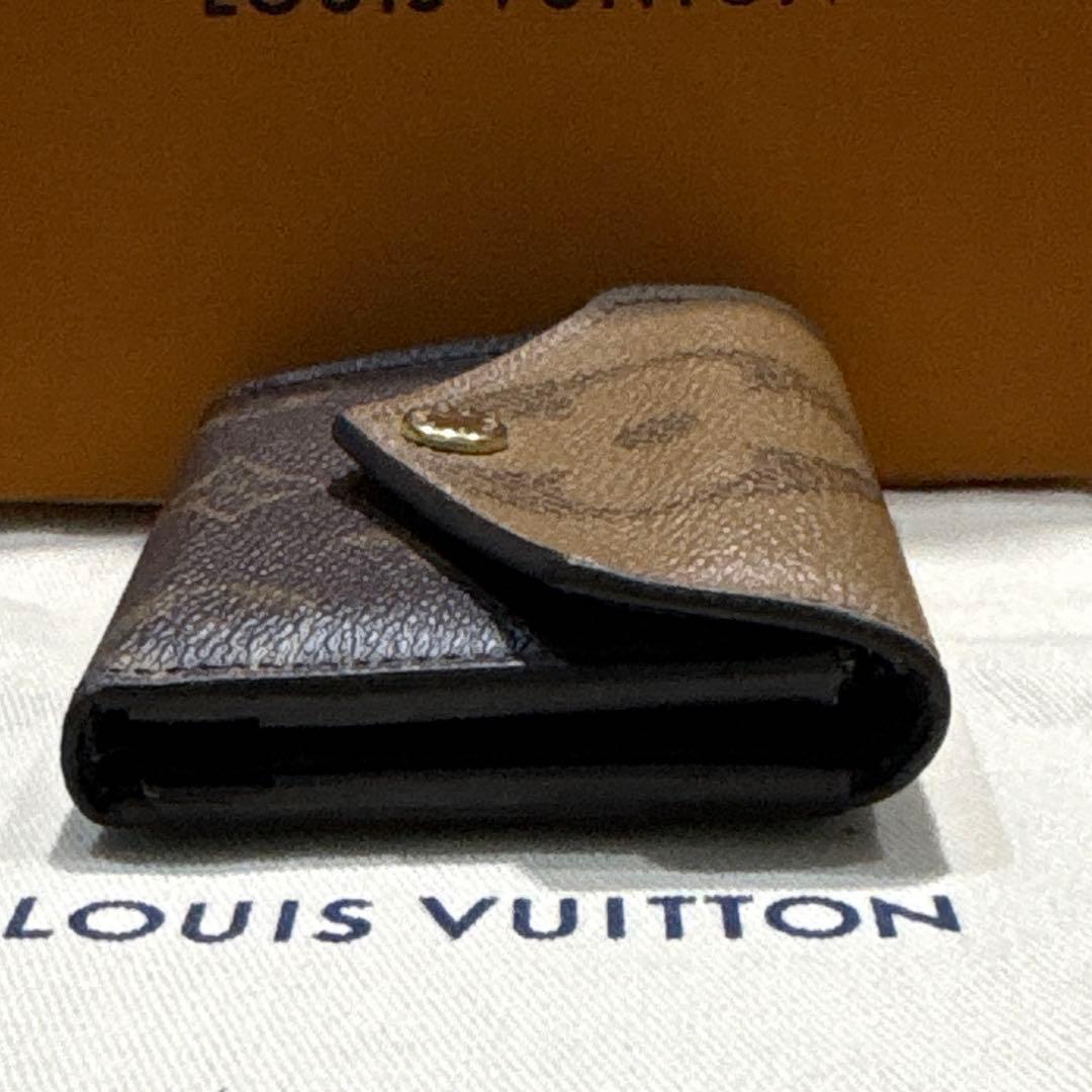 ルイヴィトン モノグラム ポルトフォイユ ゾエ 二つ折り 財布 リバース 茶色
