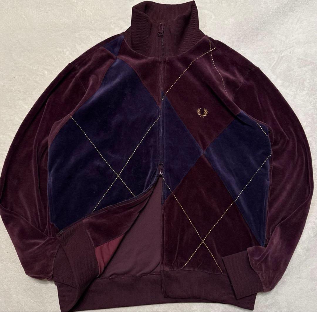 ふ*い様 低*期様 フレッドペリー ベロアトラックジャケット \