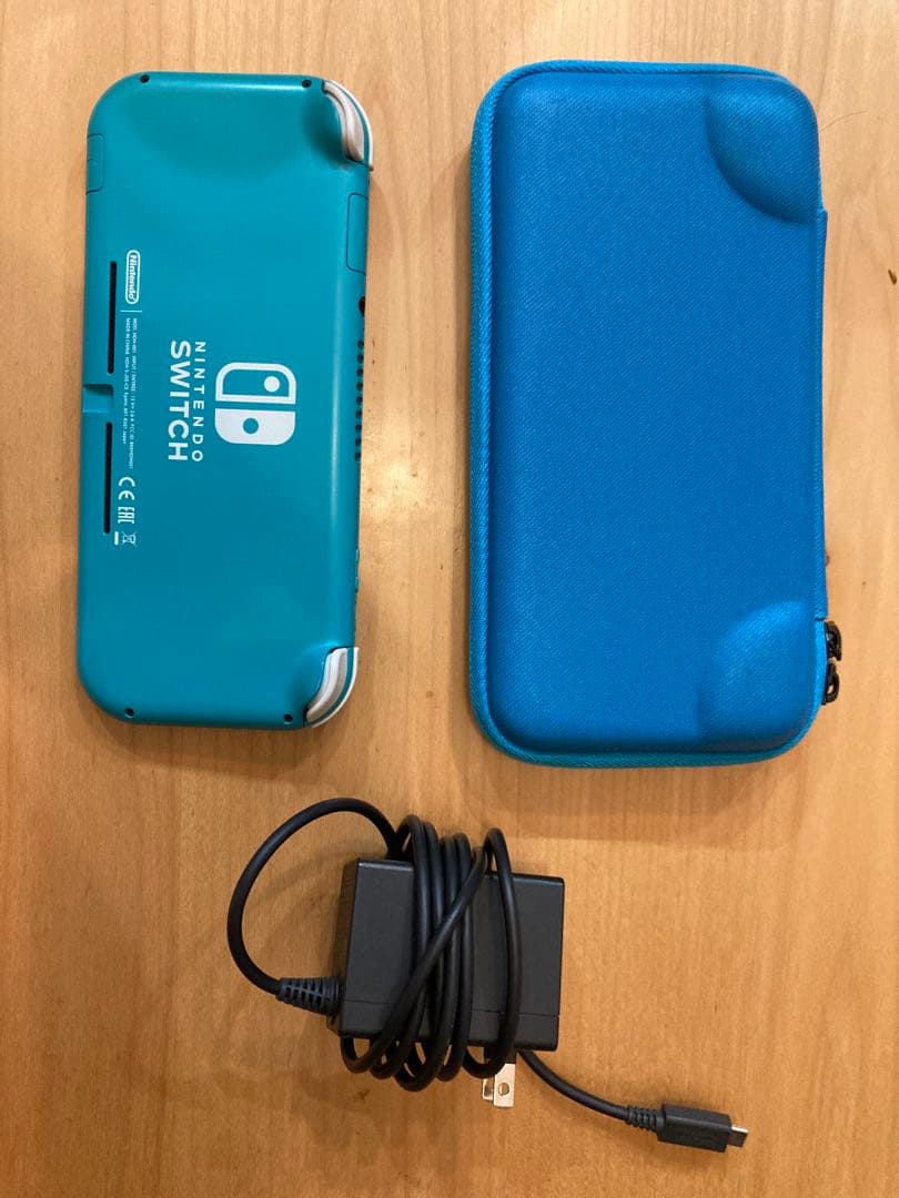 Nintendo Switch Lite ターコイズ 本体　充電器　ケース付き