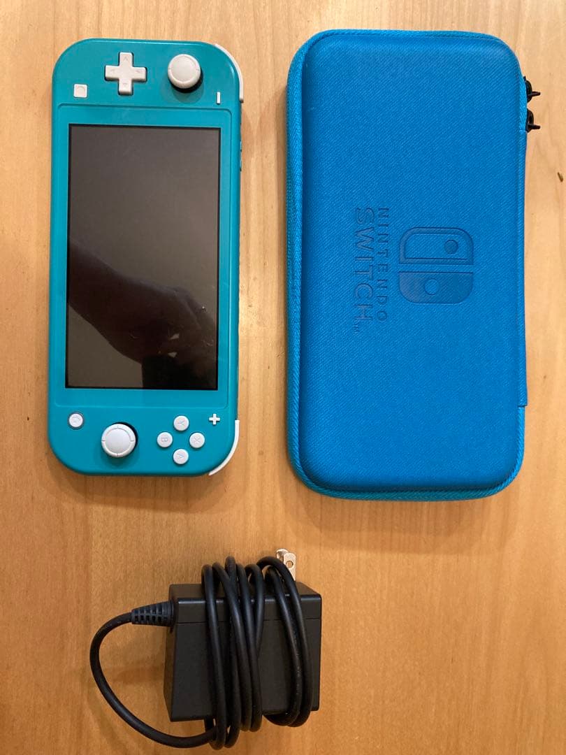 Nintendo Switch Lite ターコイズ 本体　充電器　ケース付き