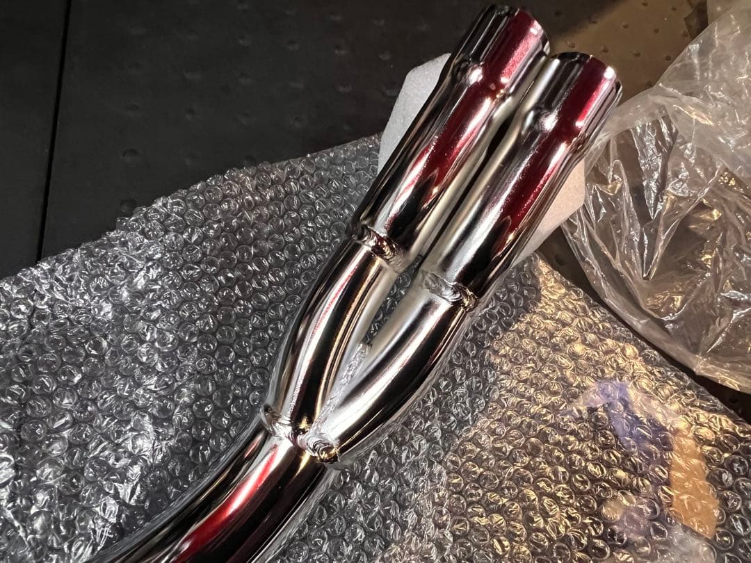 ホンダ CBX400F RPM 正規新品リアマフラー 復刻版ステッカー付き