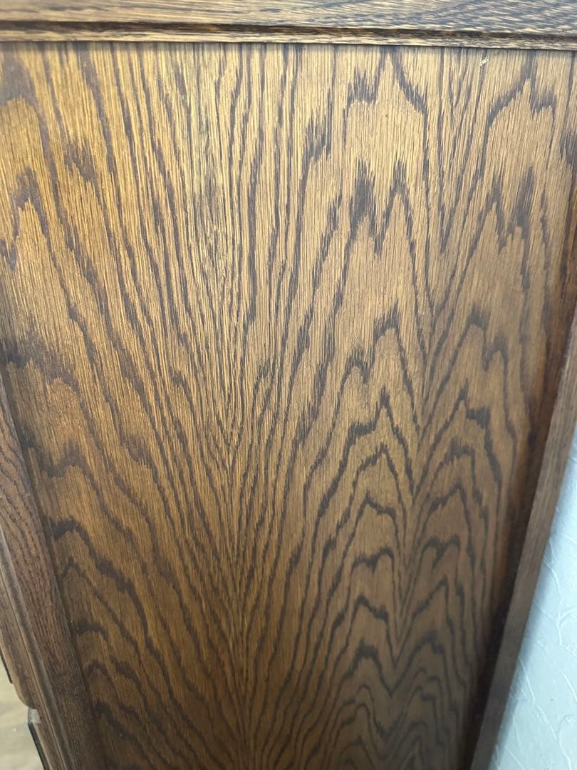 アンティーク　ルーマニア　6段 チェスト 三越ブルージュ　 猫脚　オーク材