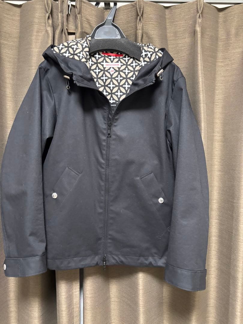 DRESSTERIOR☆高密度ツイルフーデッドブルゾン34