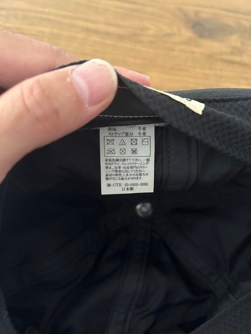 cootie レザーサグキャップ　本革　希少　クーティー