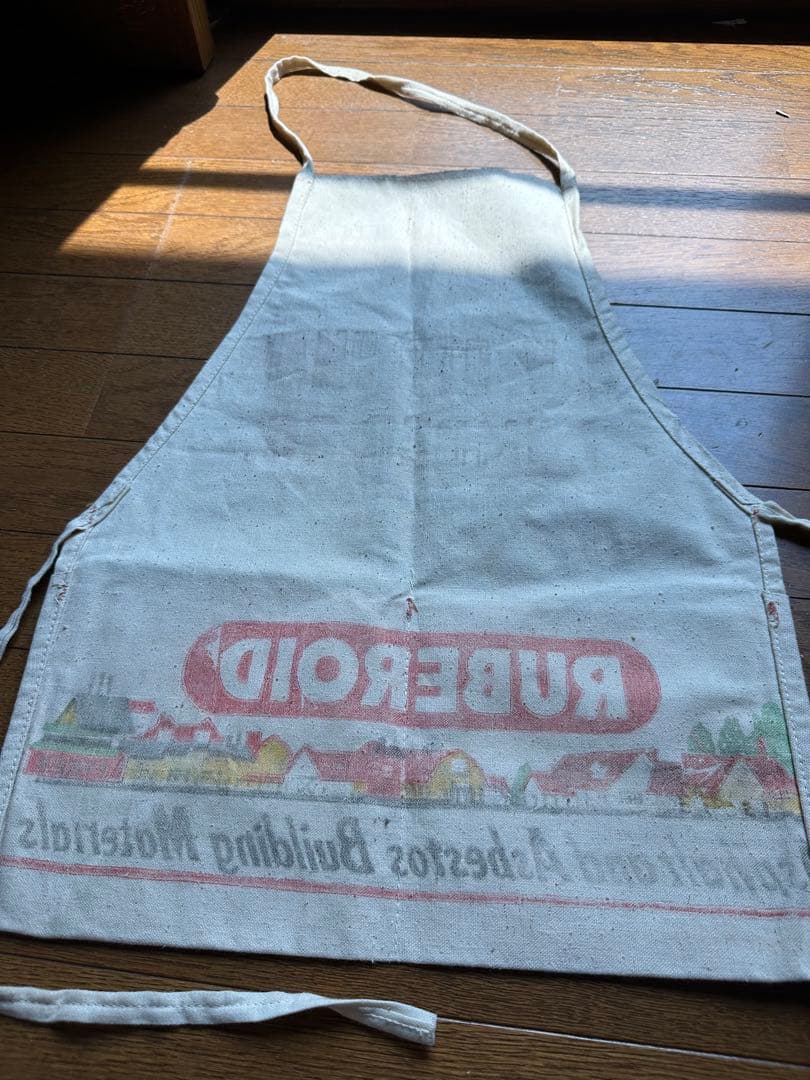 ヴィンテージ エプロン プリント ビンテージ
