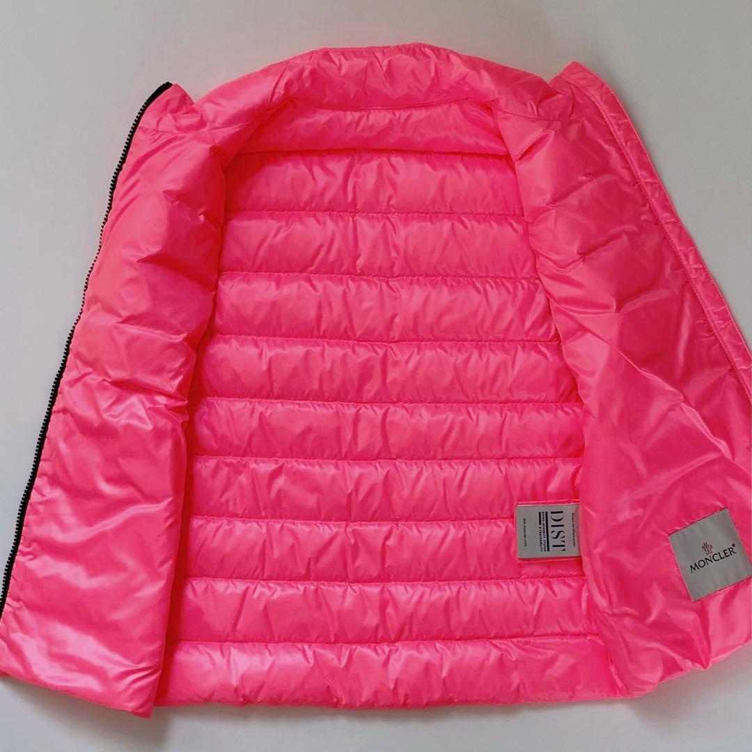 新品 モンクレール キッズ 14A ダウンベスト ダウン ベスト ピンク