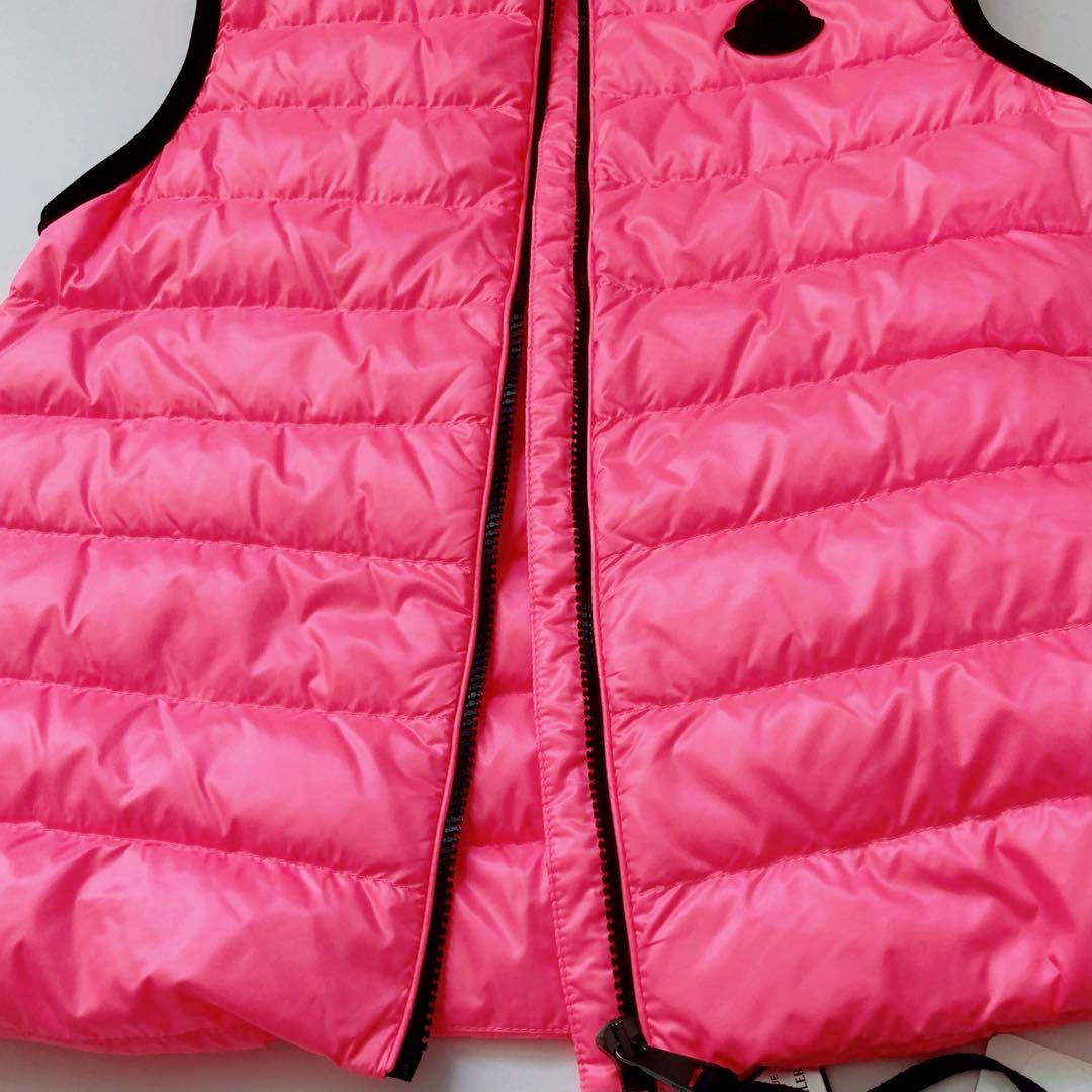 新品 モンクレール キッズ 14A ダウンベスト ダウン ベスト ピンク