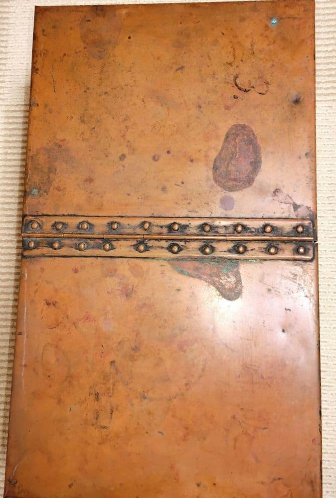 収納ケース　衣装ケース　昭和レトロ　銅製　金属製　アンティーク　骨董品　古道具