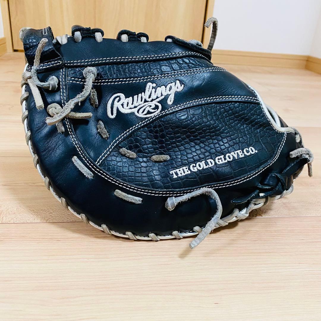 ★美品★ローリングス 一般 軟式グローブ HOH ファーストミット クロコダイル