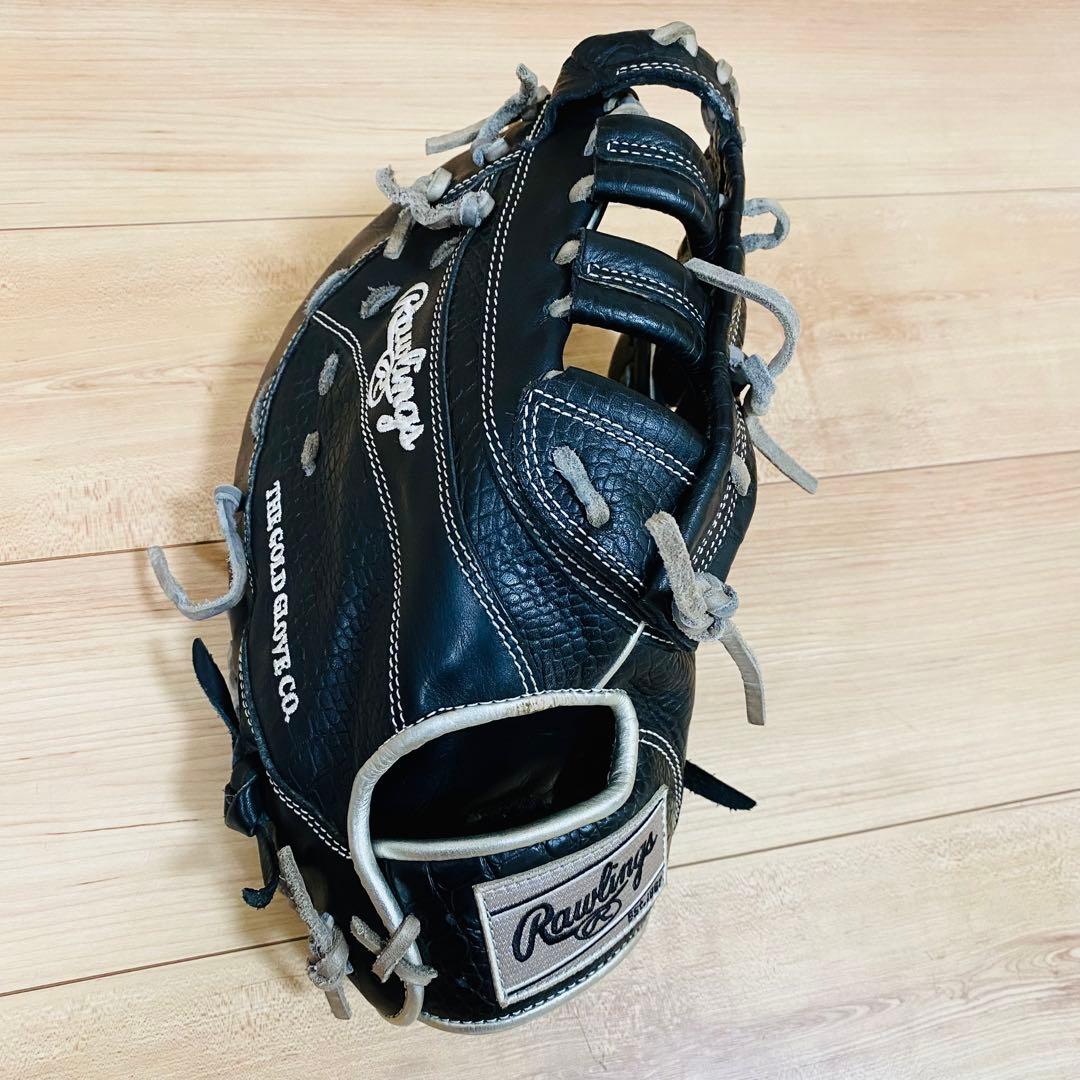 ★美品★ローリングス 一般 軟式グローブ HOH ファーストミット クロコダイル