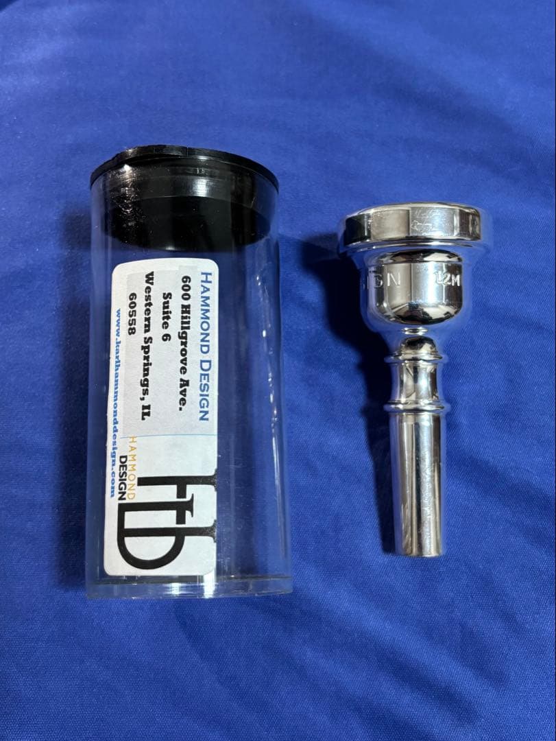 Hammond Design 12M トロンボーン マウスピース　太管