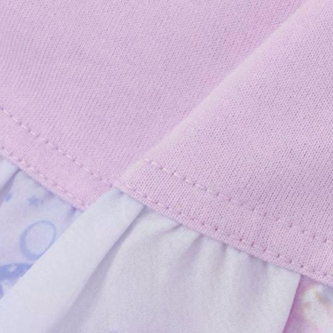 メゾピアノ シェル柄　切替カットワンピース　130