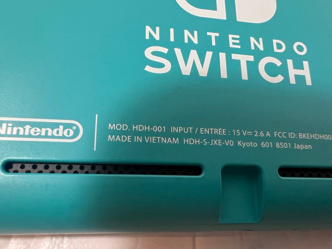 【美品】Nintendo Switch Lite ターコイズ　動作確認済み