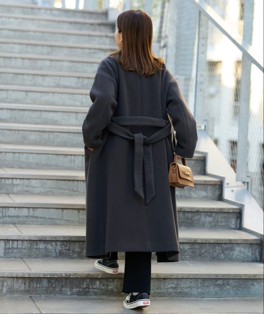22AW✨JOURNAL STANDARD ダブルモッサロングコート　38