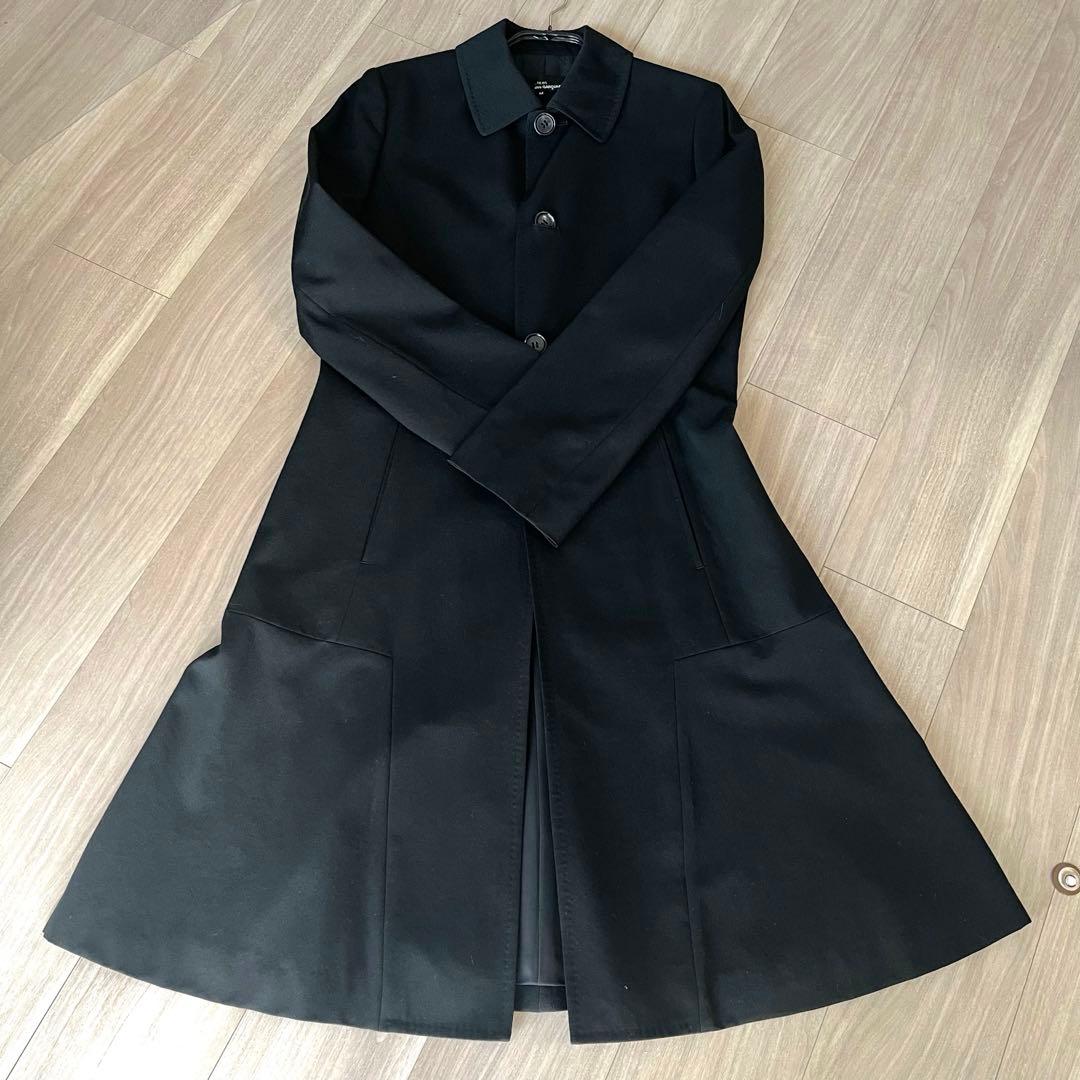 トリコ　コムデギャルソン　ロングコート黒