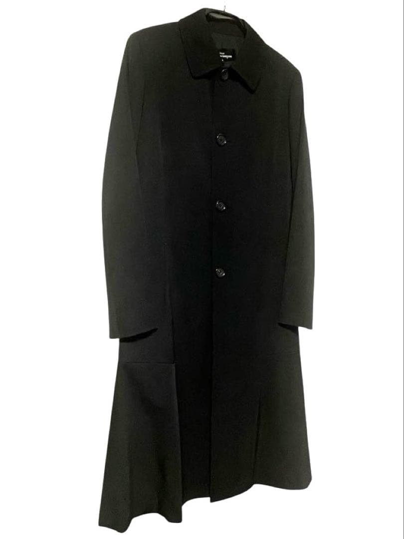 トリコ　コムデギャルソン　ロングコート黒
