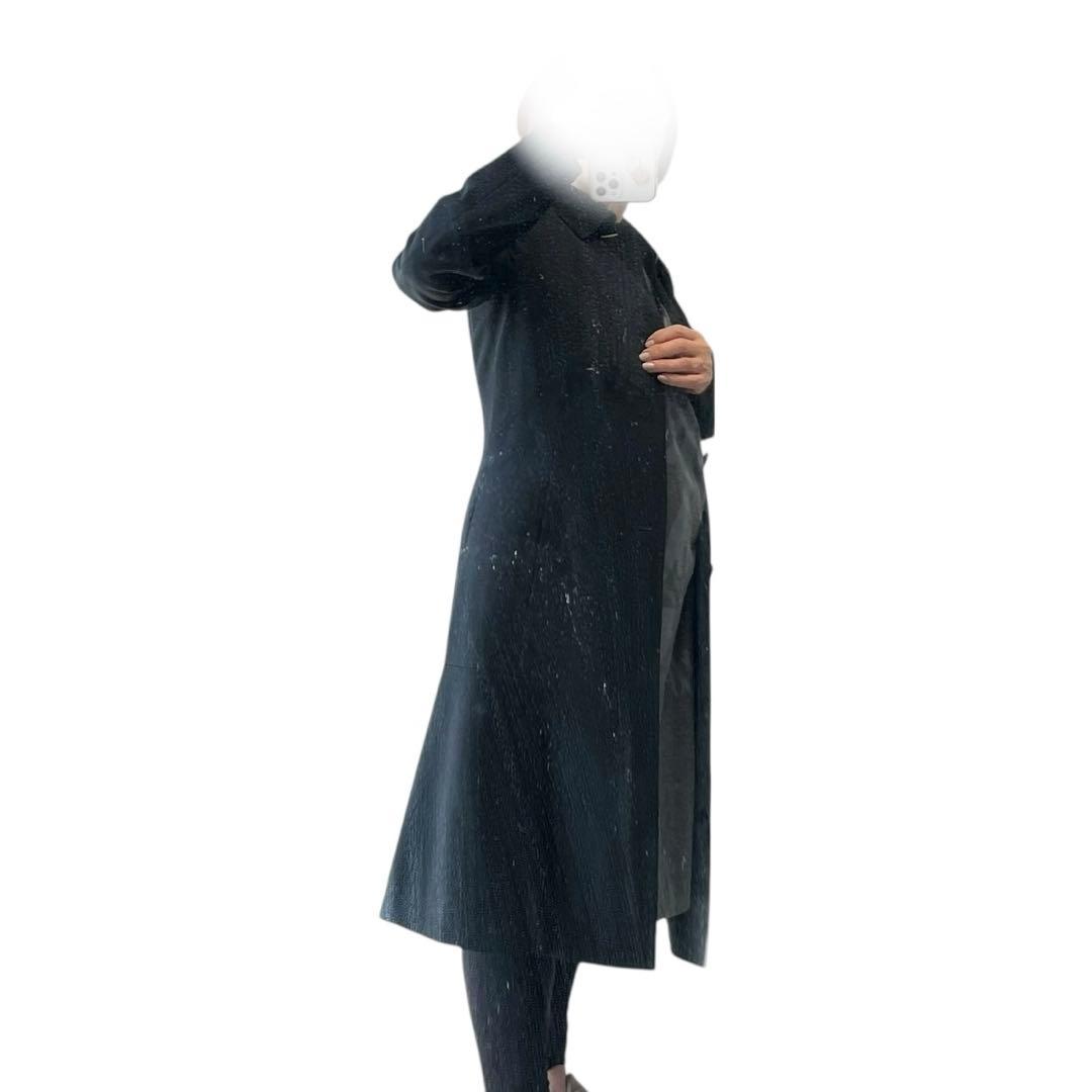 トリコ　コムデギャルソン　ロングコート黒