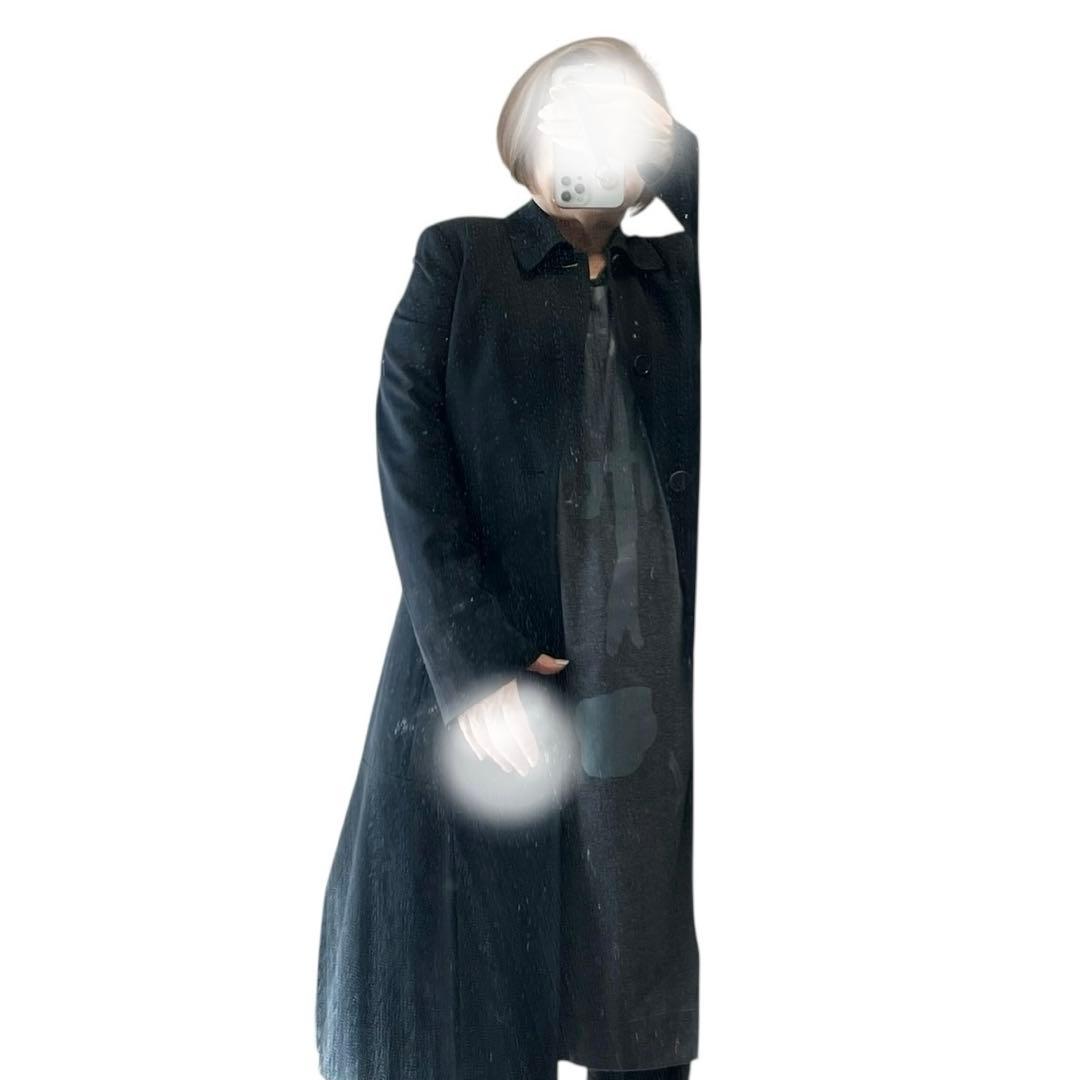 トリコ　コムデギャルソン　ロングコート黒