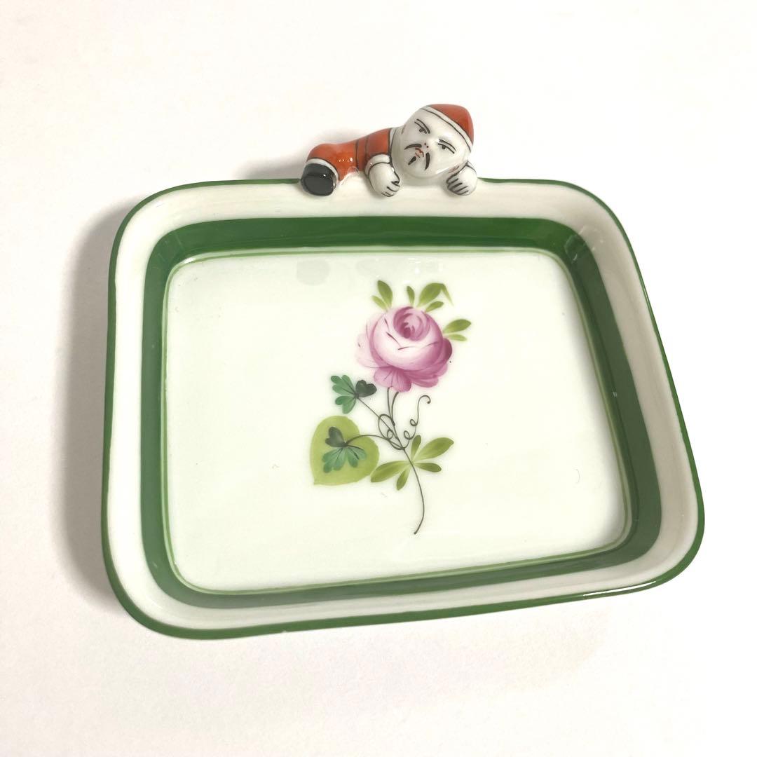 ヘレンド トレー マンダリンサンタ クリスマス インドの華 オーナメント