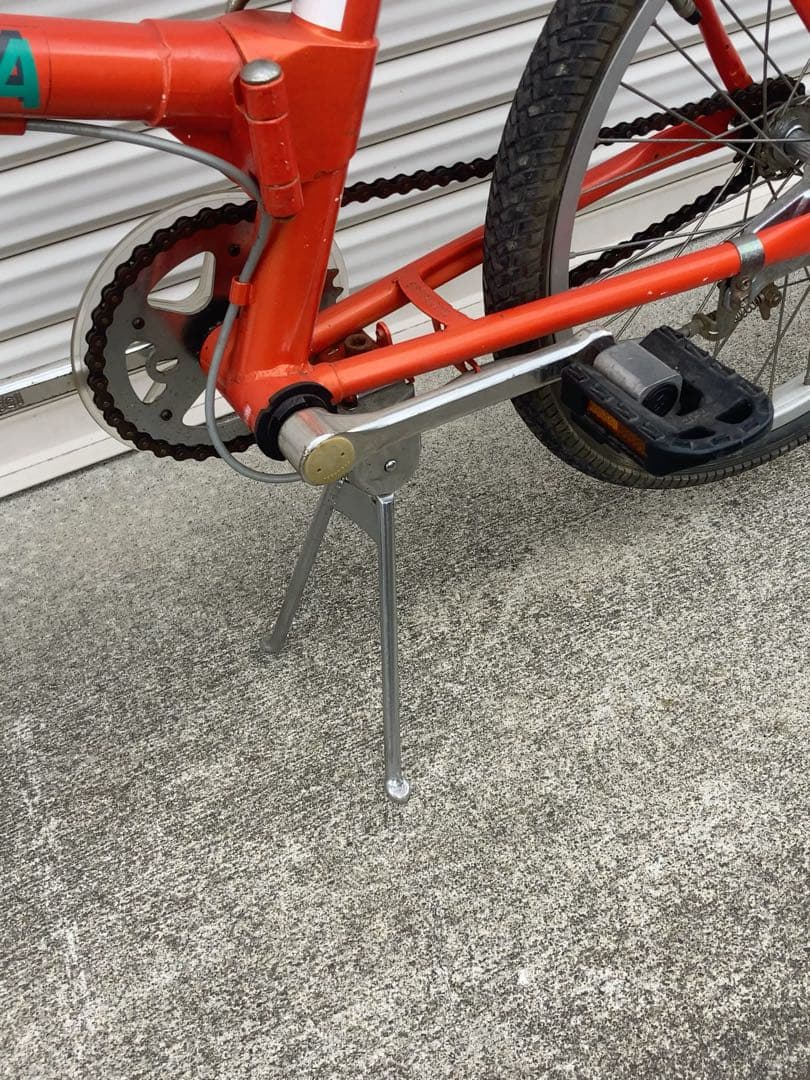 昭和　レトロ　折りたたみ自転車 オレンジ ペニンシュラ　引き取り限定