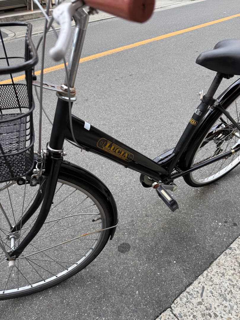 170 自転車 大阪市 【引取り限定】 美品 27インチ 変速付き