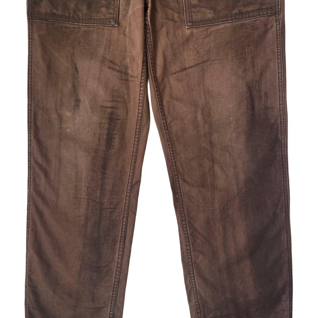 90s USA製 Polo ラルフローレン ヴィンテージ加工 ワークパンツ