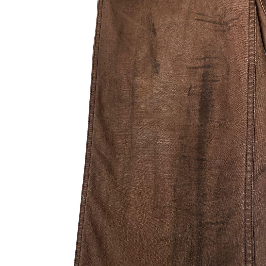 90s USA製 Polo ラルフローレン ヴィンテージ加工 ワークパンツ