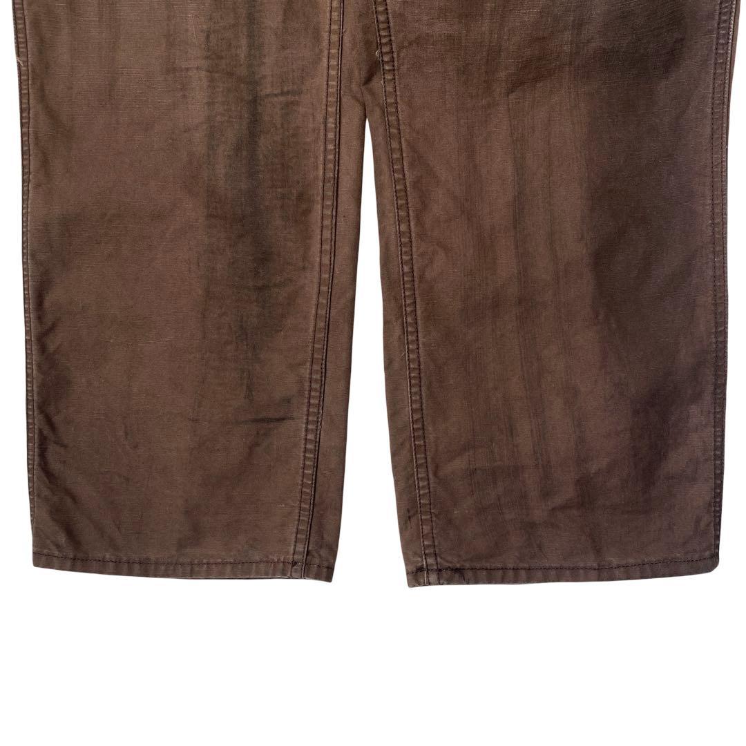 90s USA製 Polo ラルフローレン ヴィンテージ加工 ワークパンツ