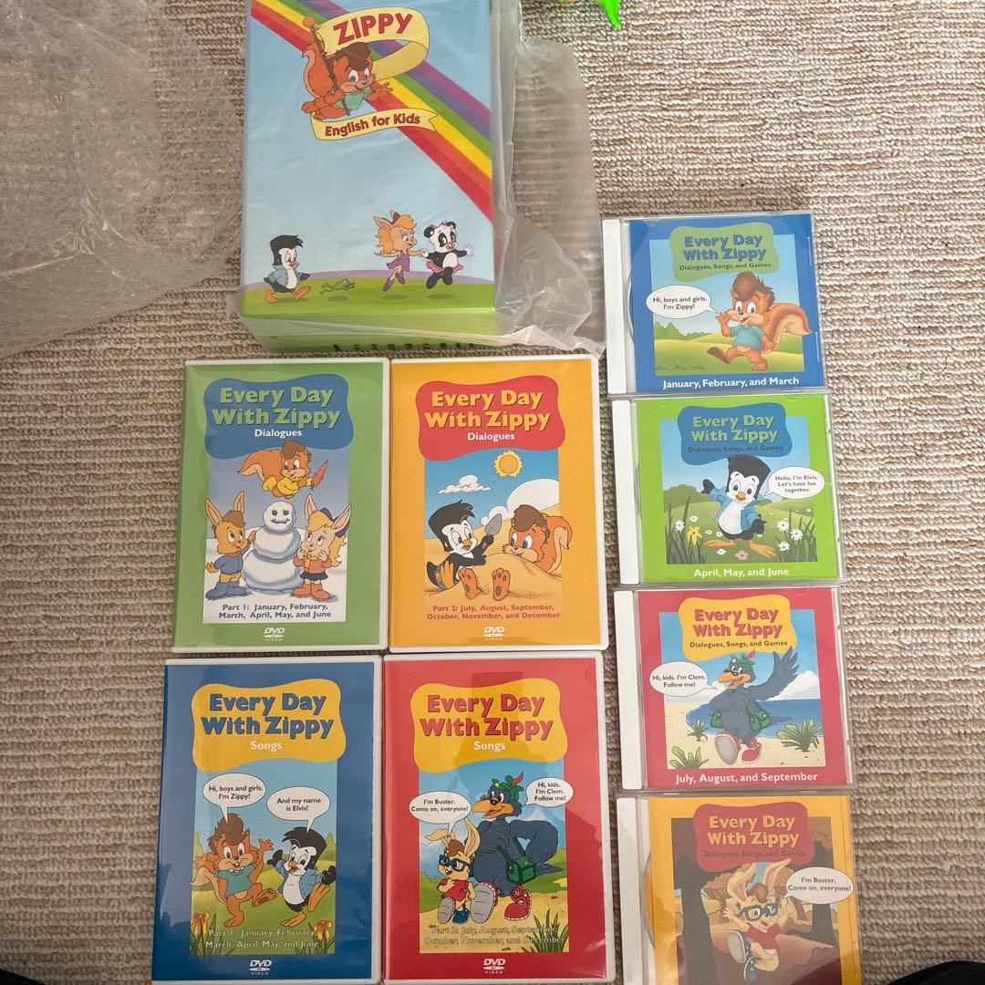 Every Day With Zippy DVD CD 各4枚セット