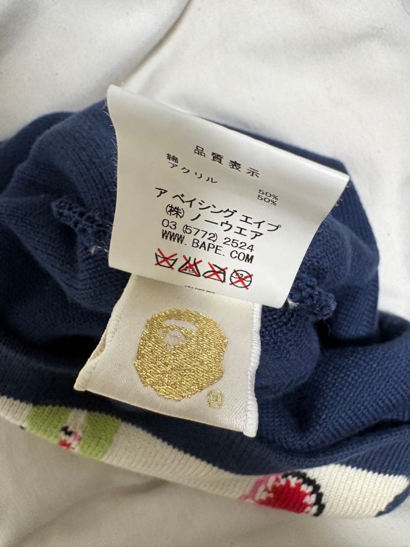 A BATHING APE ビーニー パンダ bape ape ベイプ ニット帽