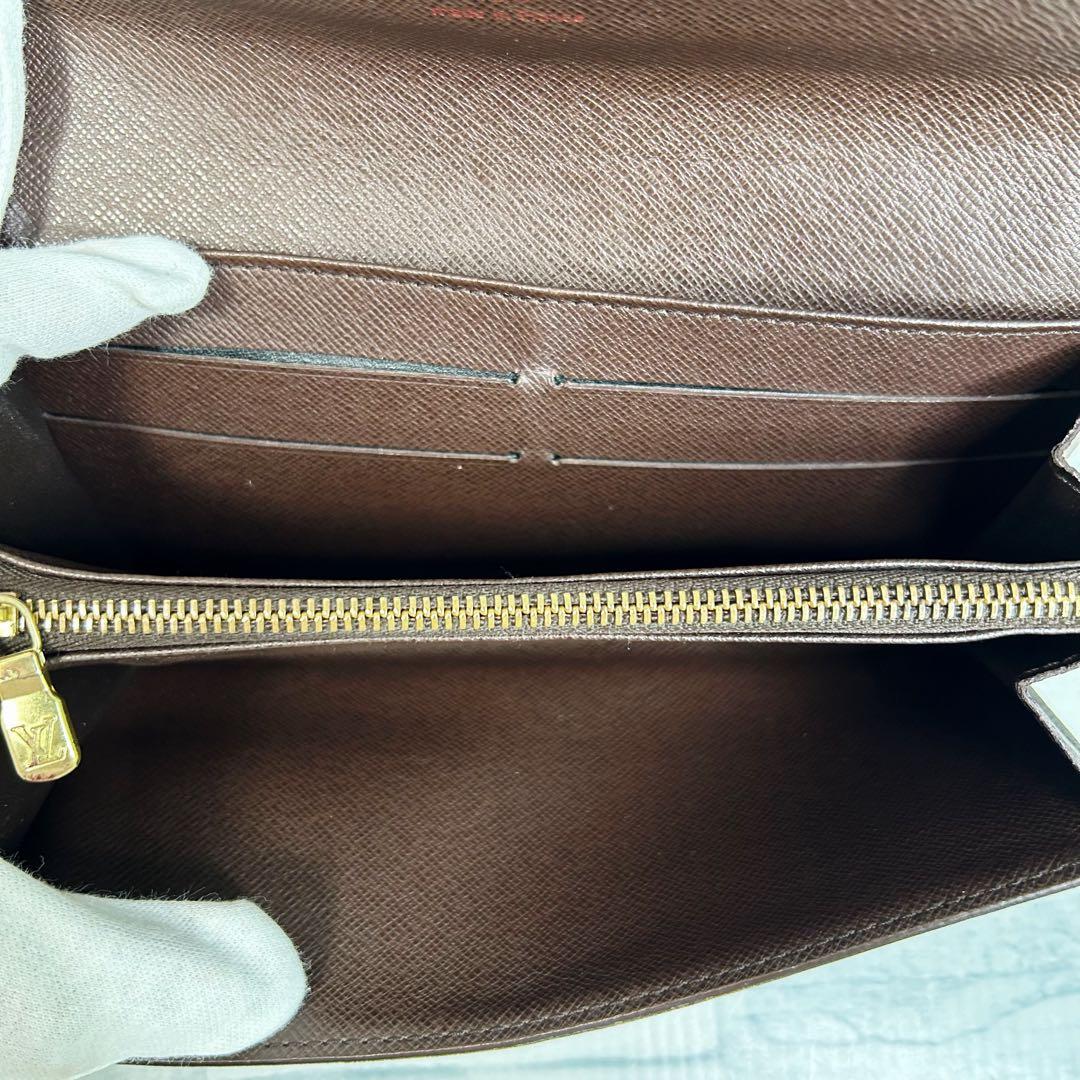 極美品　60 VUITTON ルイヴィトン ダミエ 長財布　二つ折り財布　kv7