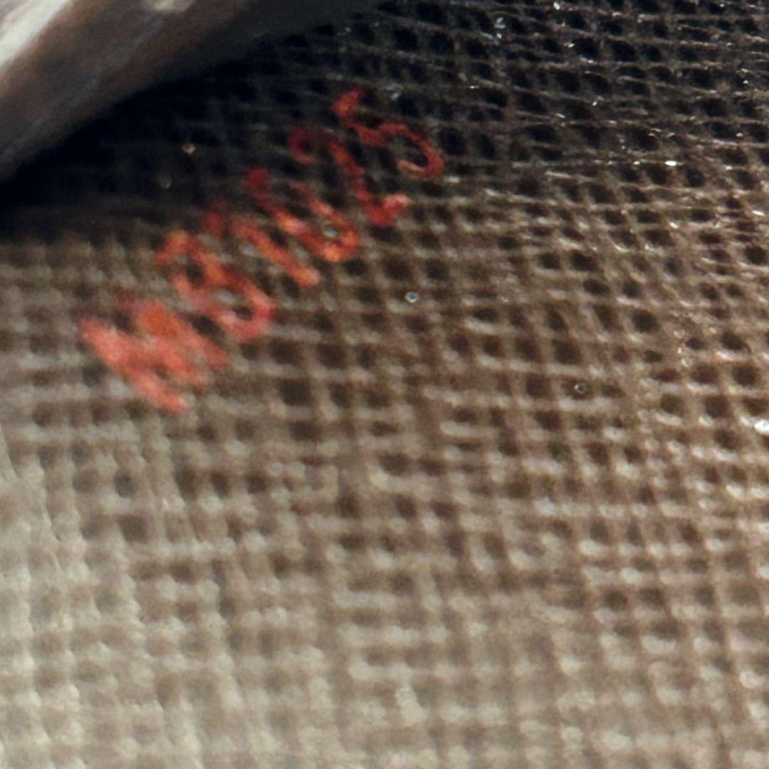 極美品　60 VUITTON ルイヴィトン ダミエ 長財布　二つ折り財布　kv7