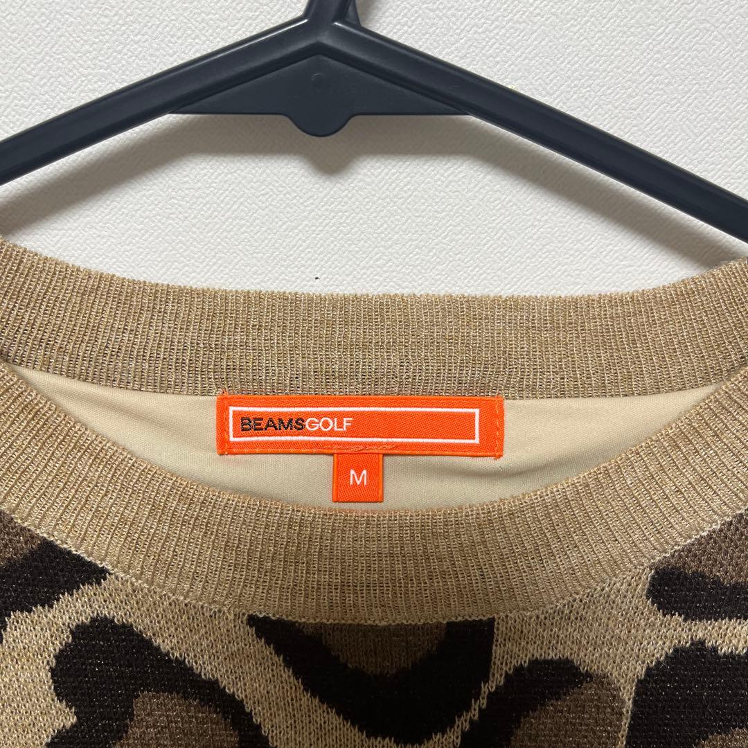 kaera317　BEAMSGOLF ヒョウ柄 セーター 美品