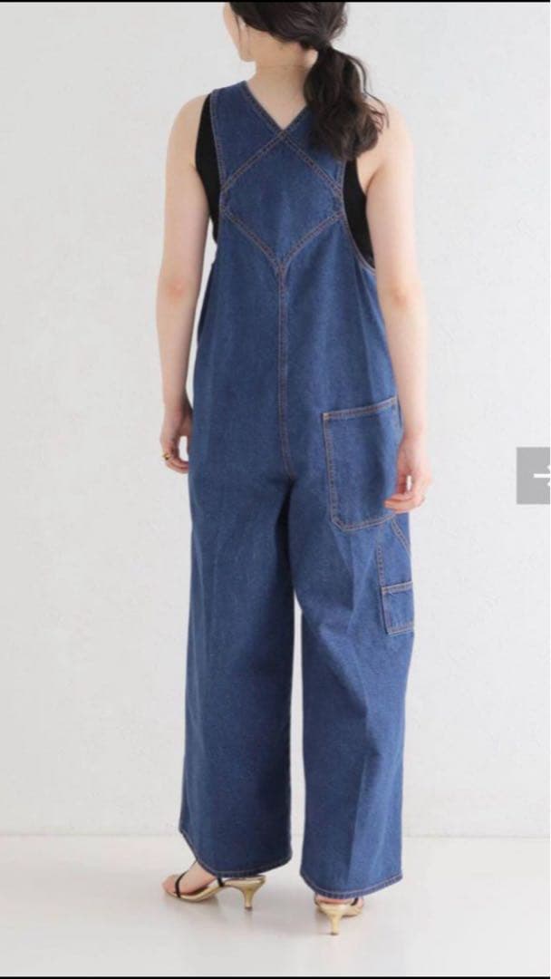 カレンテージ デニムオーバーオール