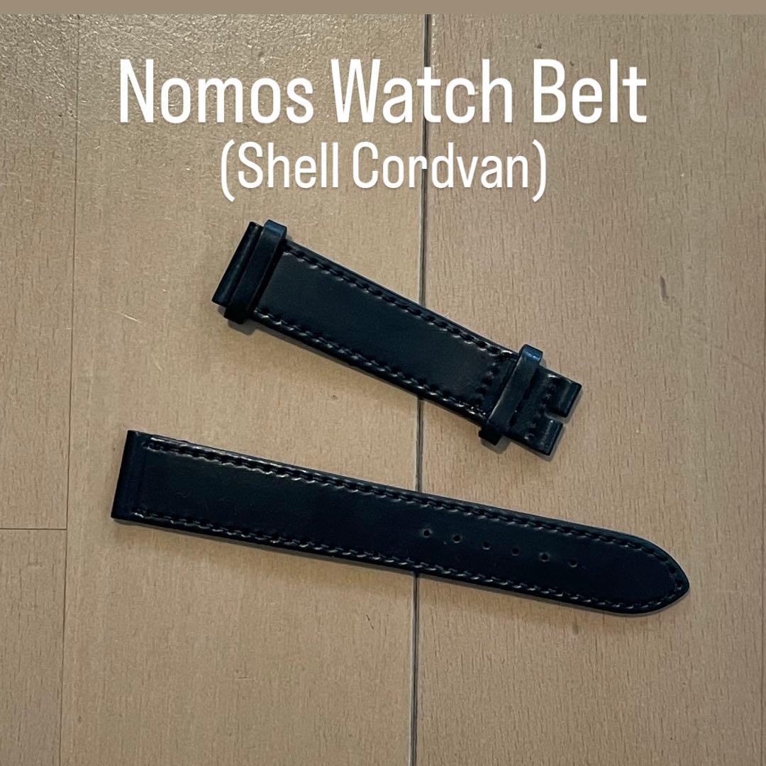 guitar man様リクエスト【新品】Nomos 時計ベルトブラック サイズM
