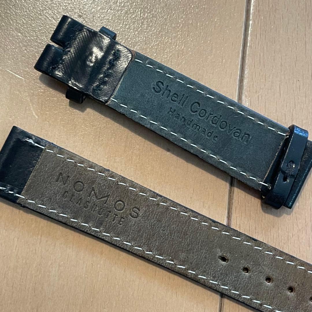 guitar man様リクエスト【新品】Nomos 時計ベルトブラック サイズM