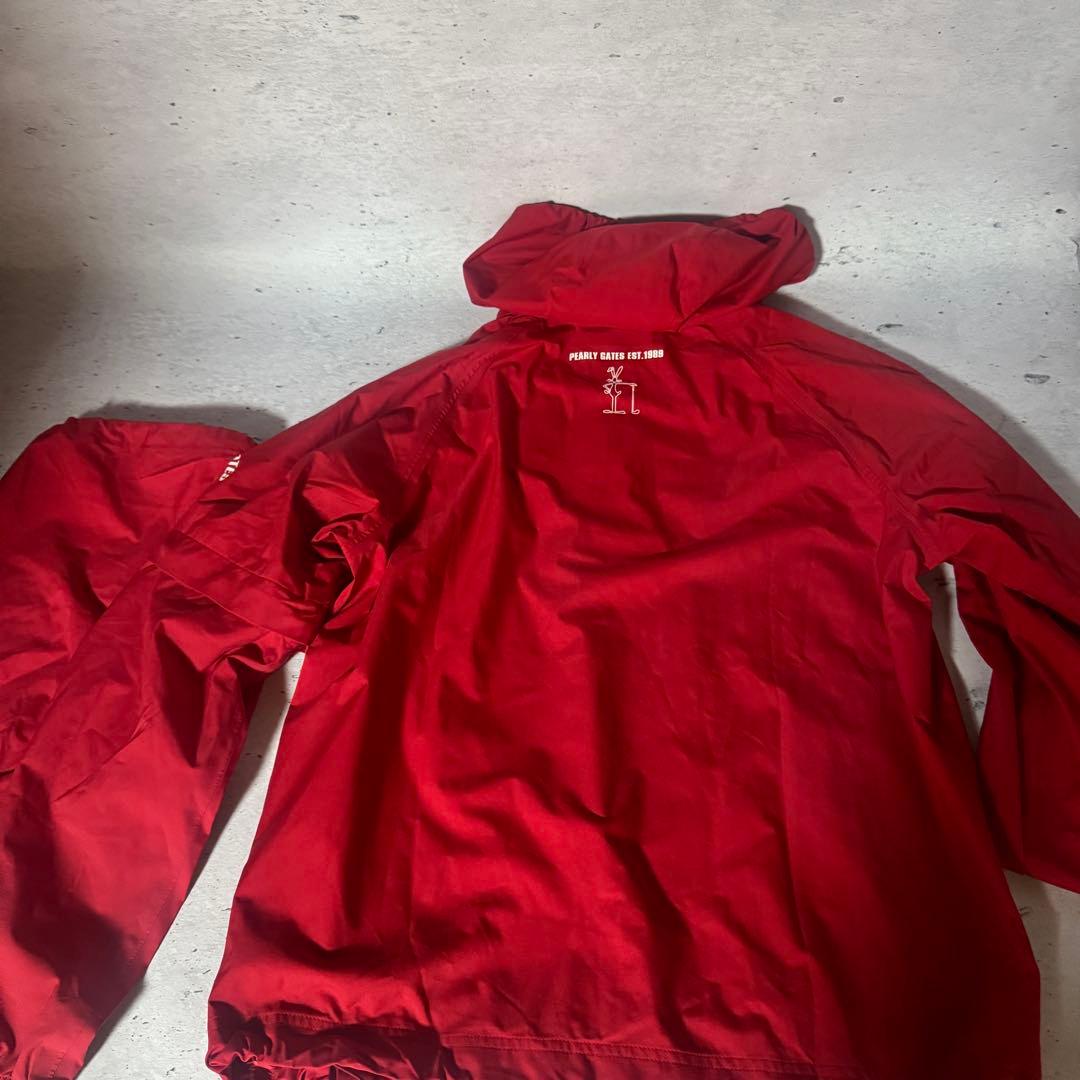 美品 Lサイズ PEARLY GATES ゴルフウェア レッド パーリーゲイツ