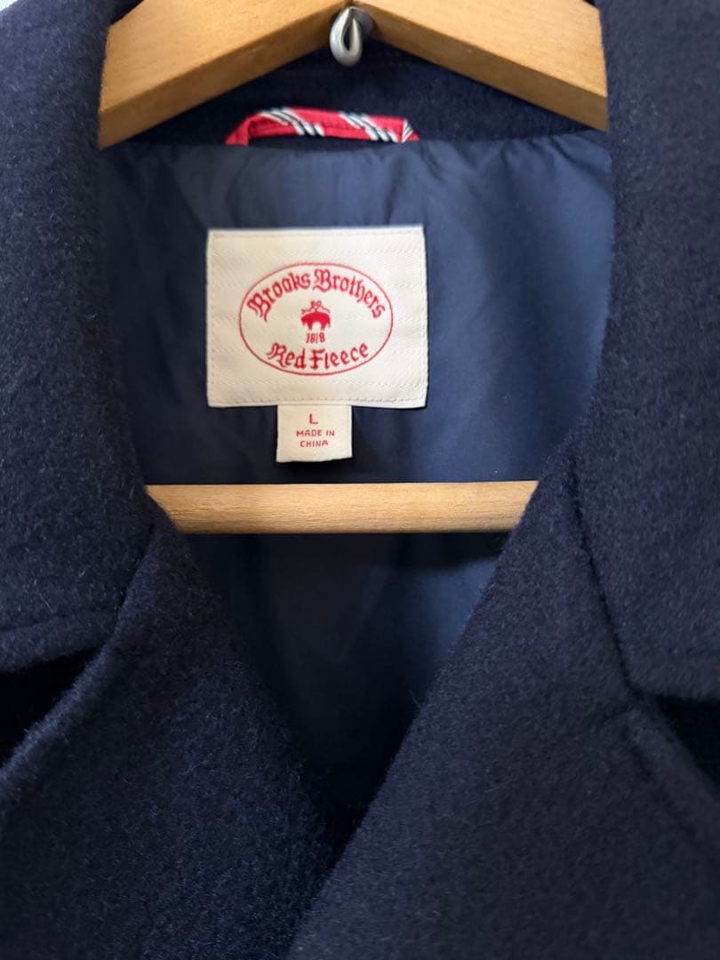Brooks Brothers Red Fleeceダブルブレストピーコート