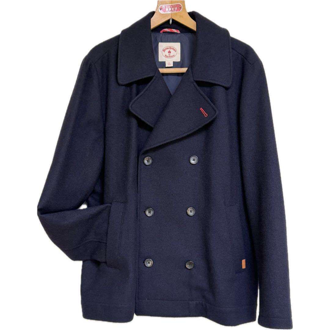 Brooks Brothers Red Fleeceダブルブレストピーコート