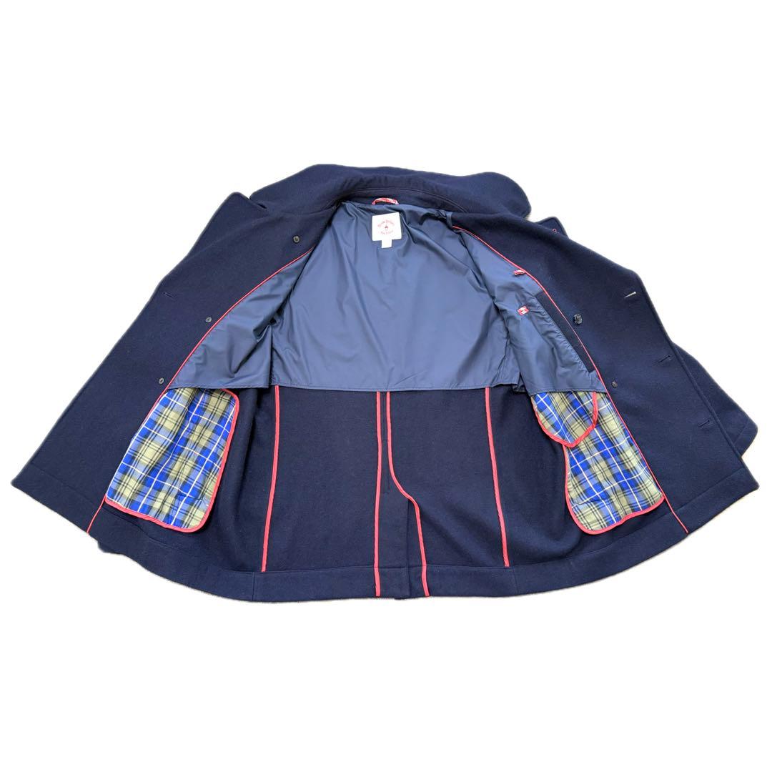 Brooks Brothers Red Fleeceダブルブレストピーコート