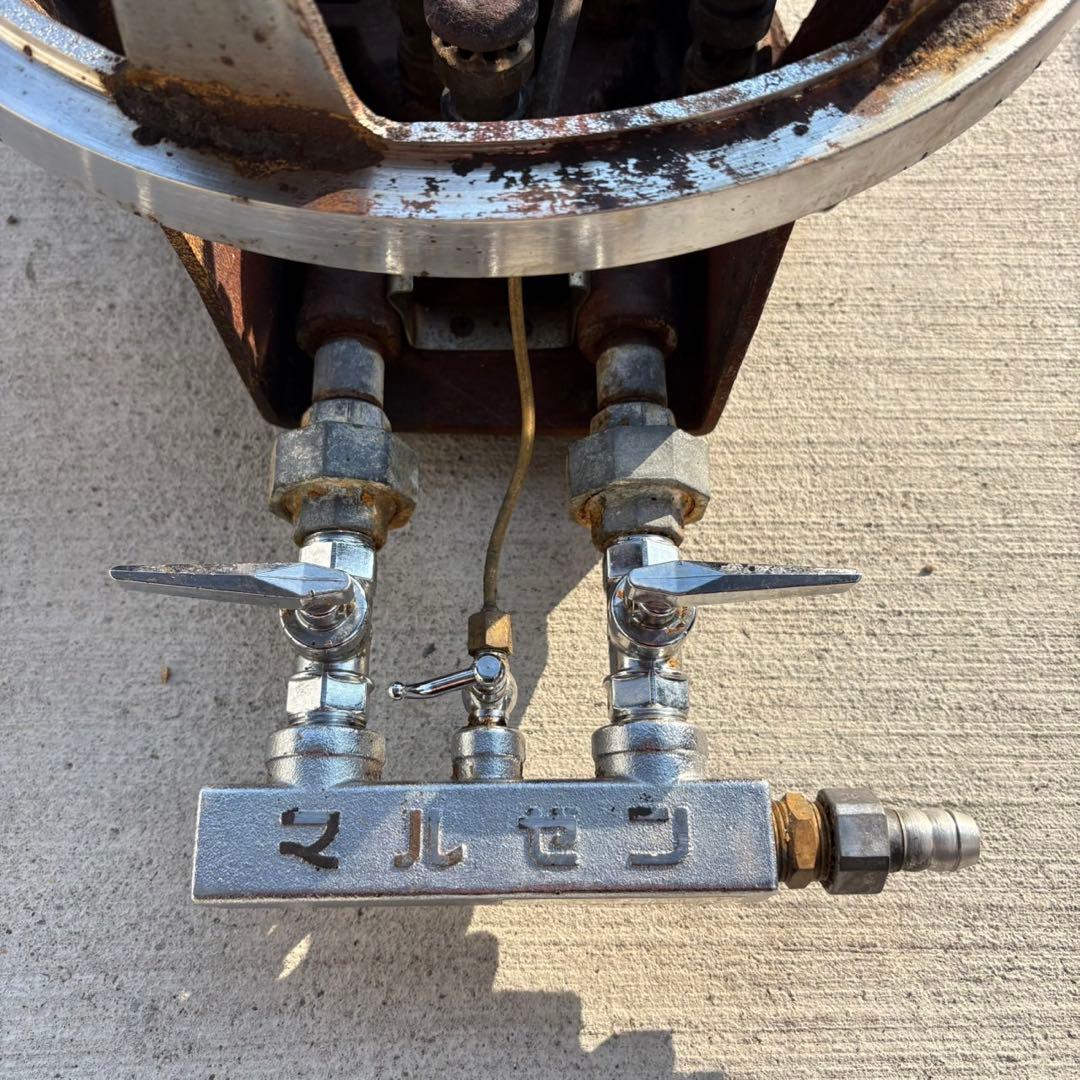 ② マルゼン スーパージャンボバーナー 鋳物コンロ 都市ガス 飲食店 業務用